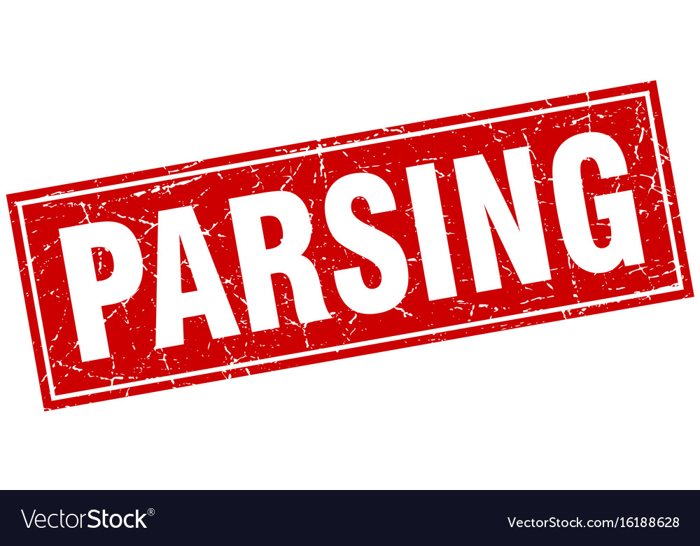 Parsing square stamp