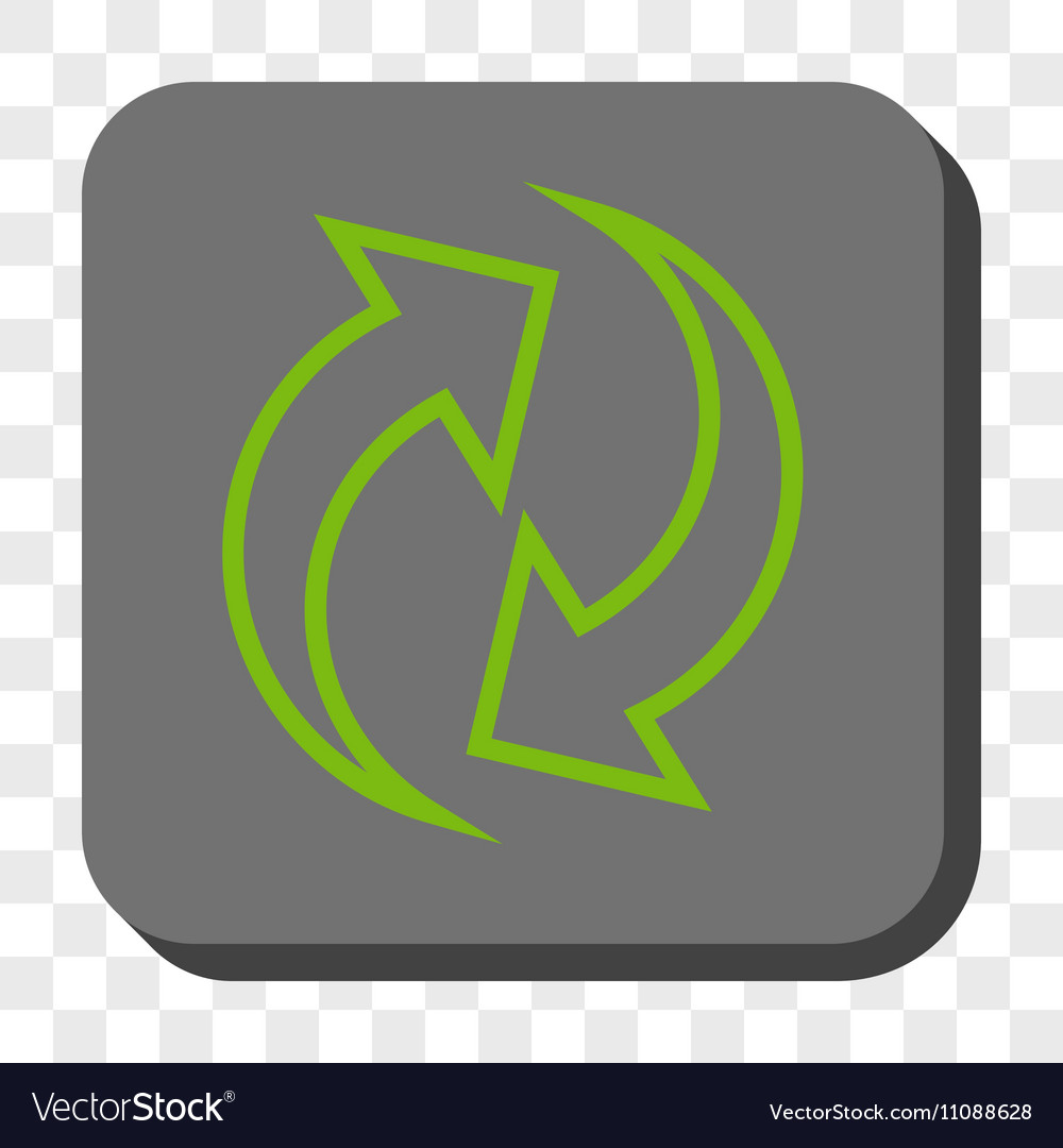 Refresh arrows rounded square button