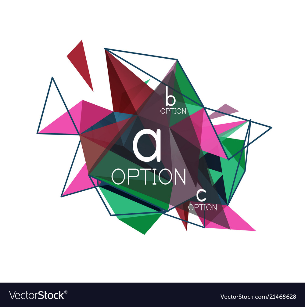 Triangle abstract background low poly