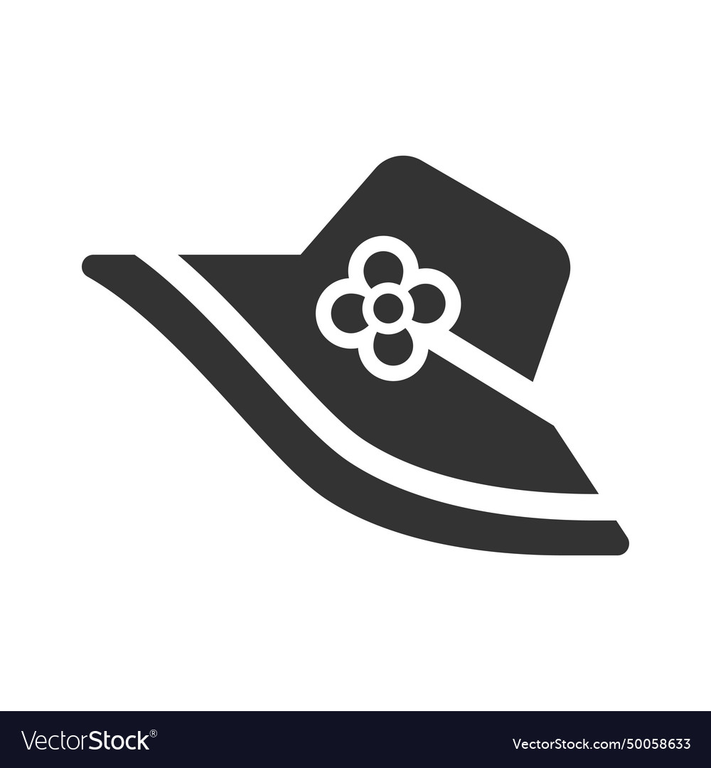 Female hat icon