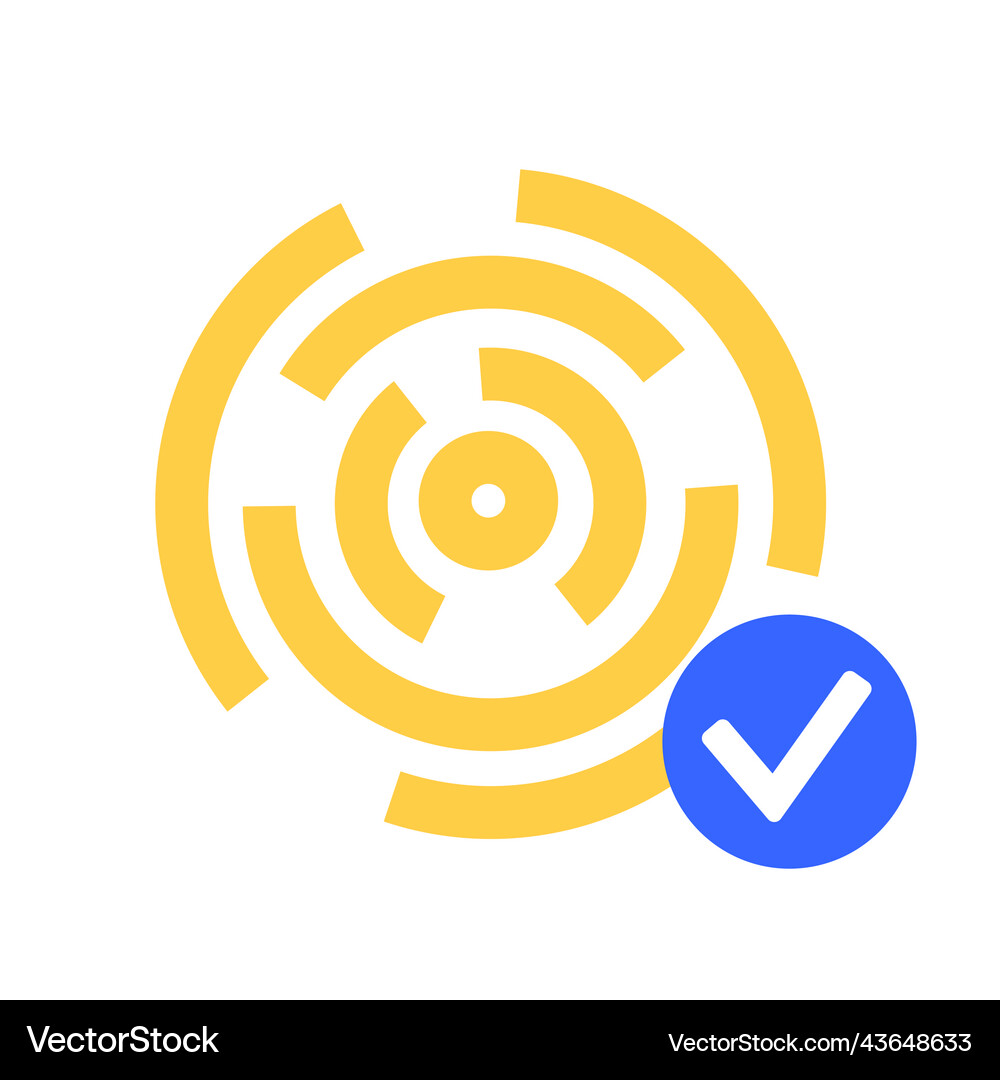 Fingerprint Scanning Technology Royalty Free Vector Image