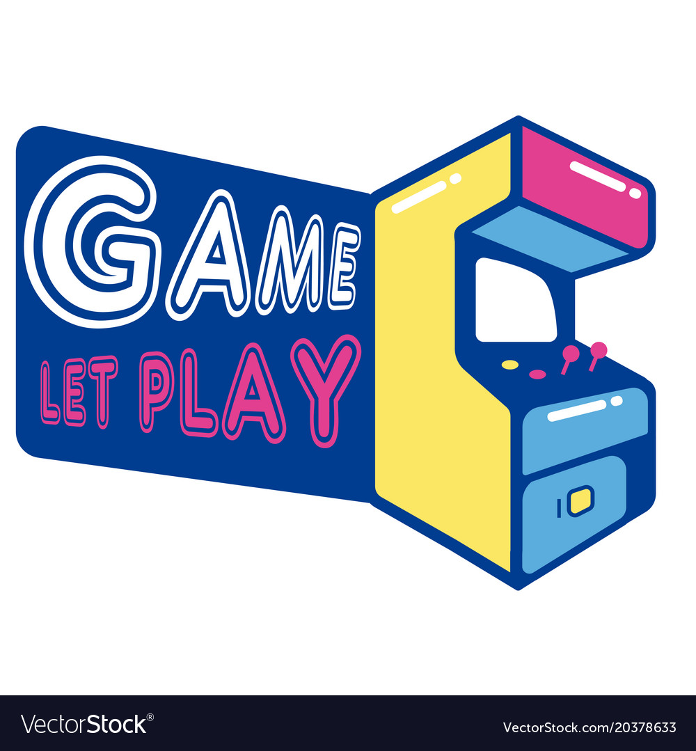 Game let play machine background image