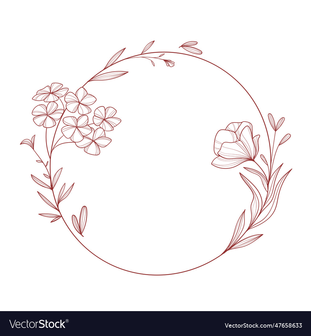 Isolated empty label with leaves