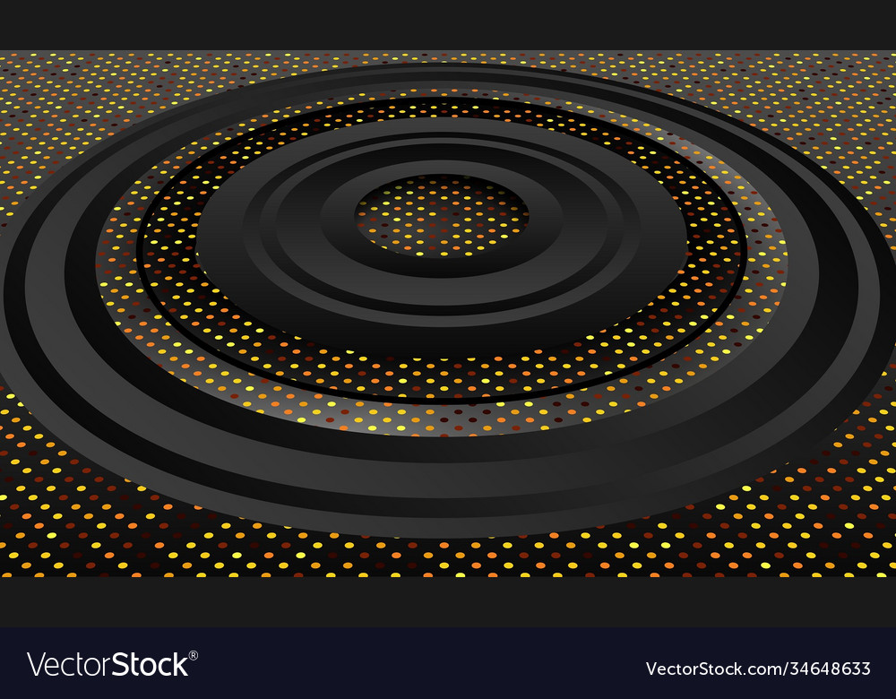Multilayered color round background