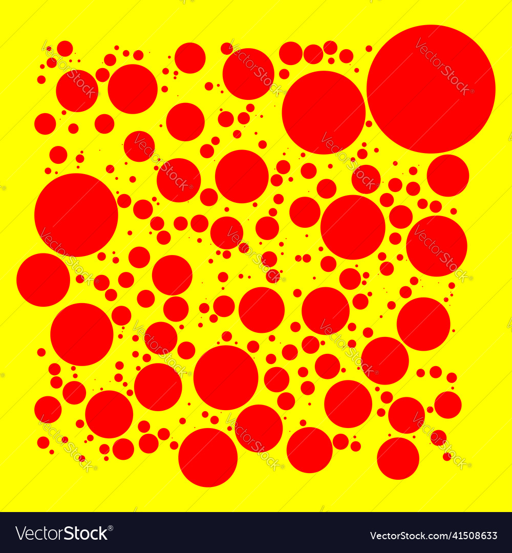 Popart dutone red-yellow texture pattern