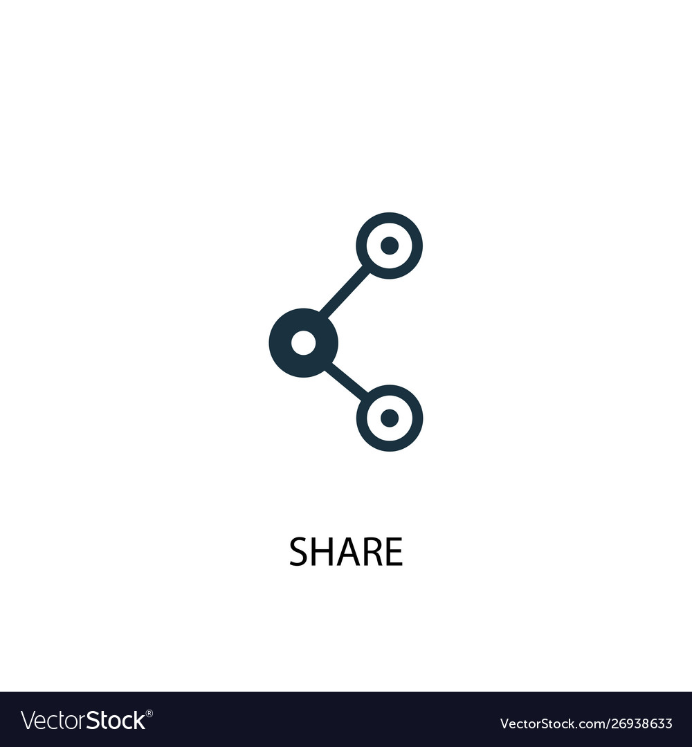 Share icon simple element
