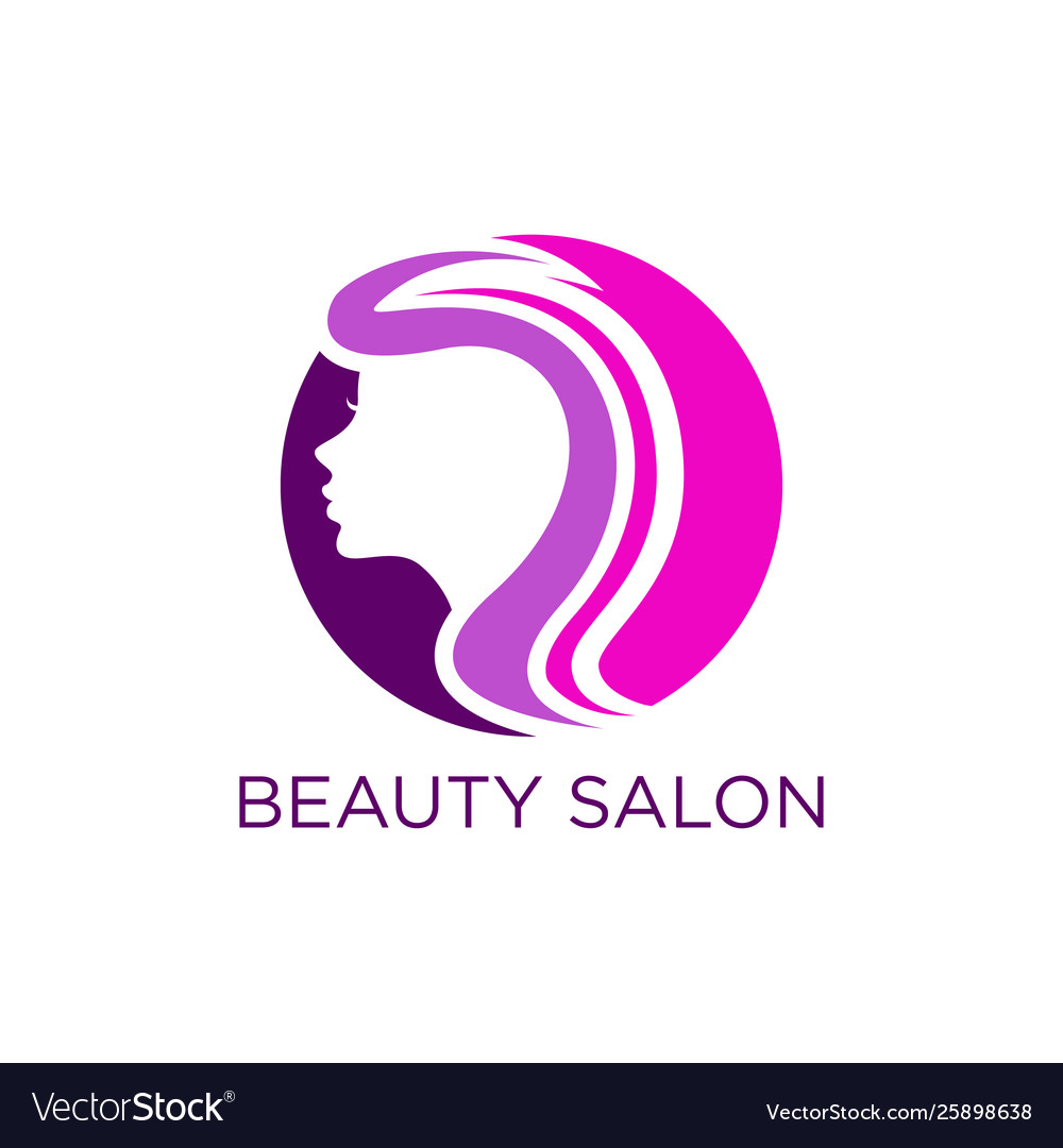 Beauty Salon Logo Design Royalty Free Vector Image