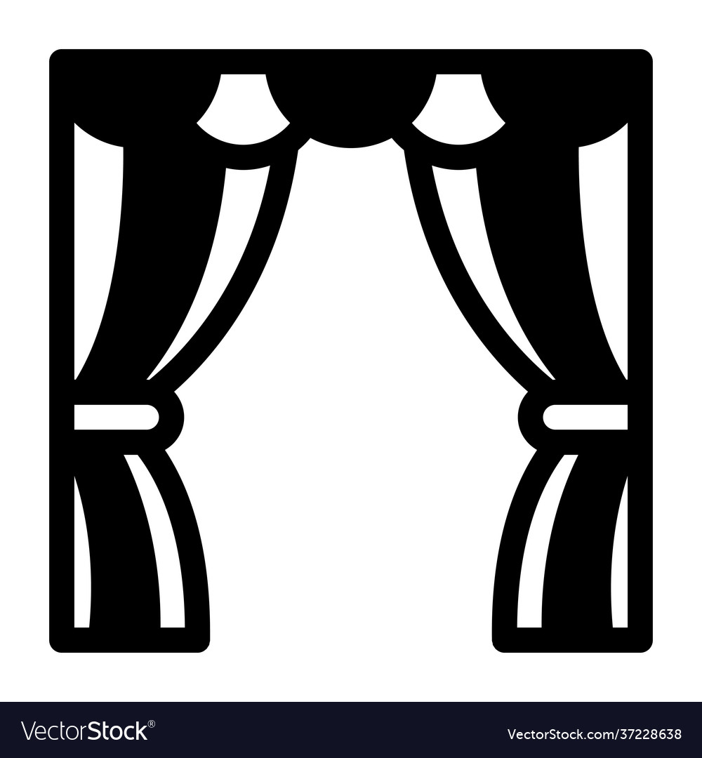 Curtains Royalty Free Vector Image - VectorStock