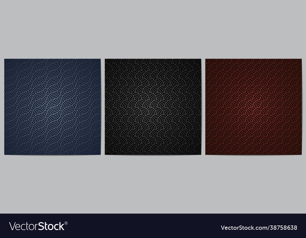 Geometric pattern with circle overlapping vector image Geometric pattern with circle overlapping