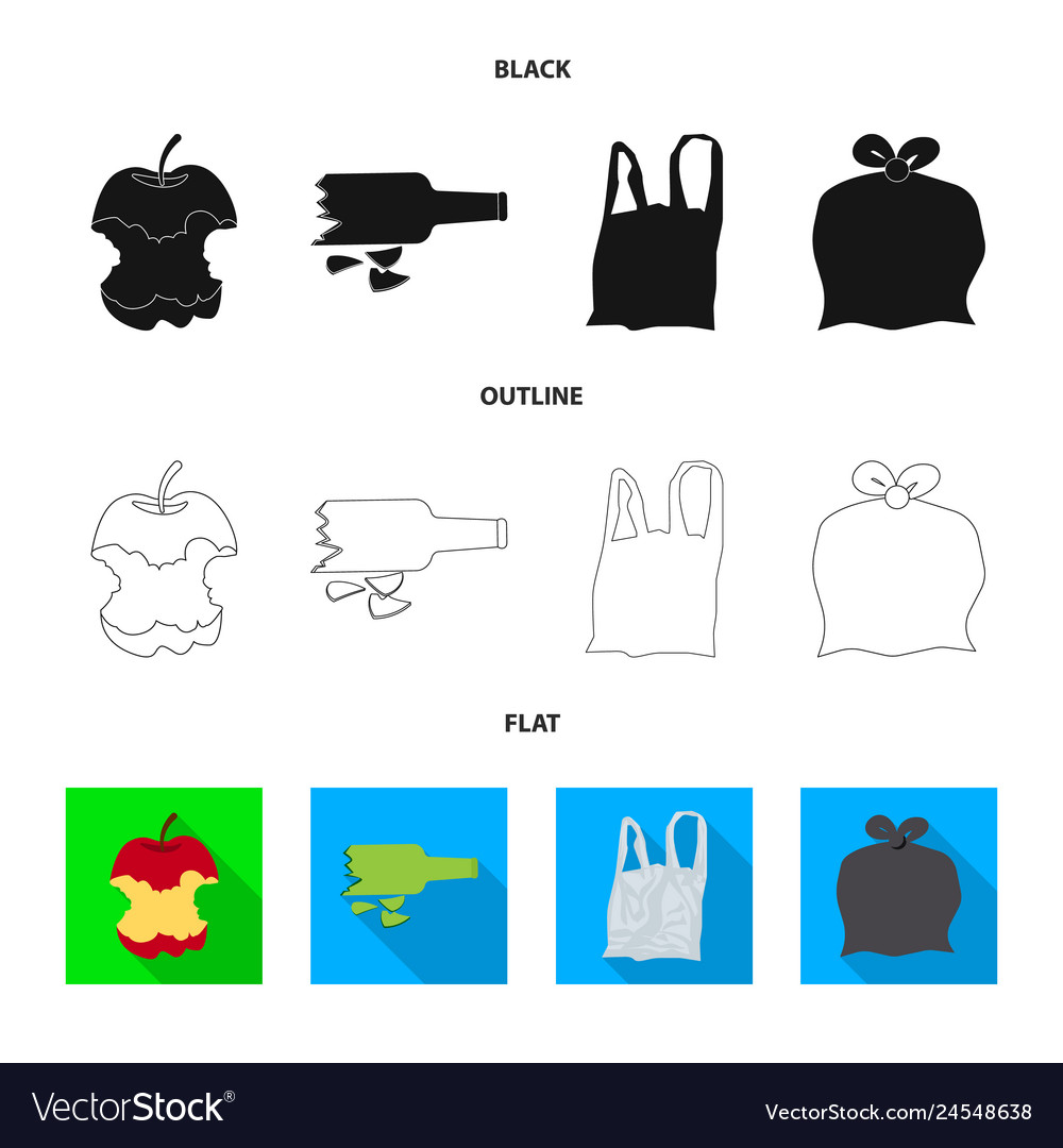 Isoliertes Objekt von Dump und Sortiersymbolsatz vector image Isoliertes Objekt von Dump und Sortiersymbolsatz
