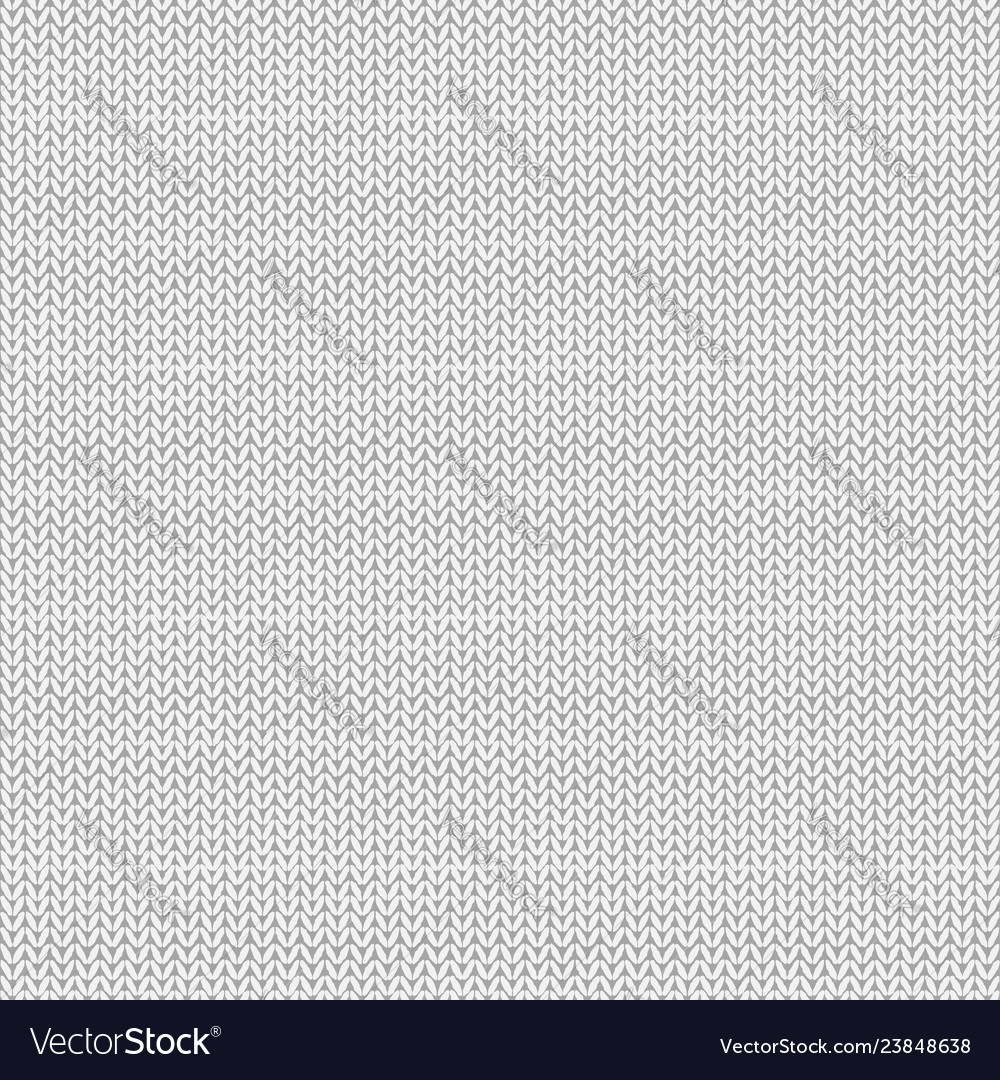 Knitted seamless pattern Royalty Free Vector Image