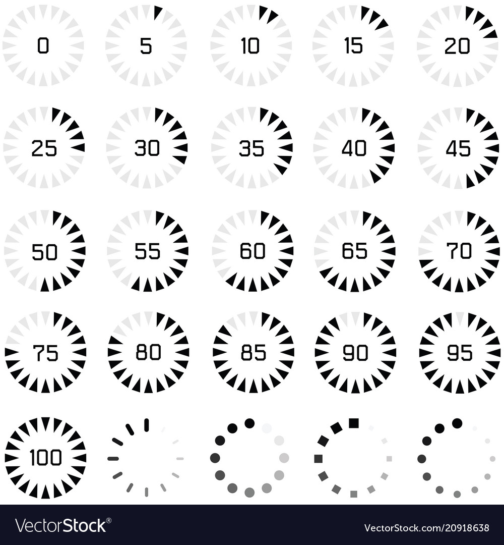 Loading icon set