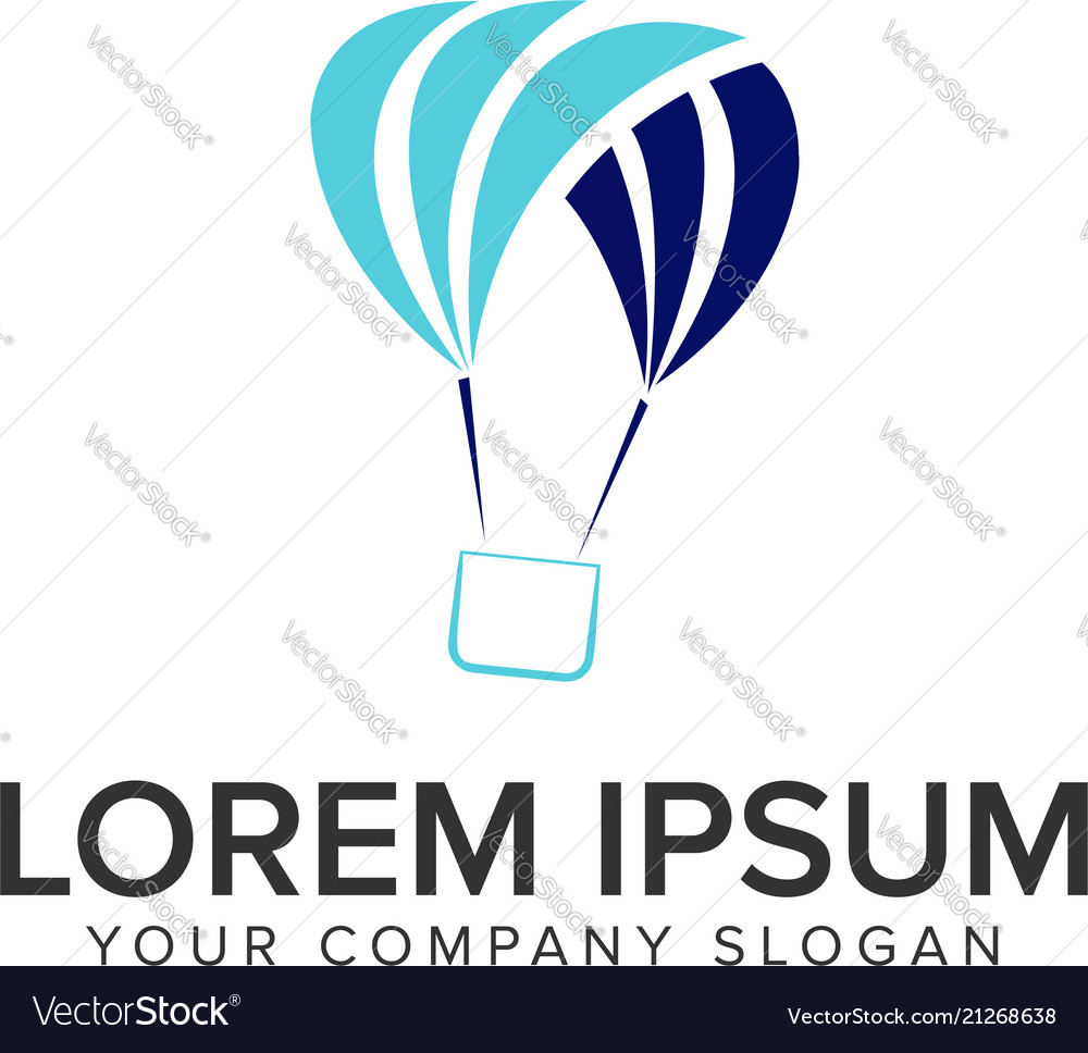 Parachute Box Logo Template