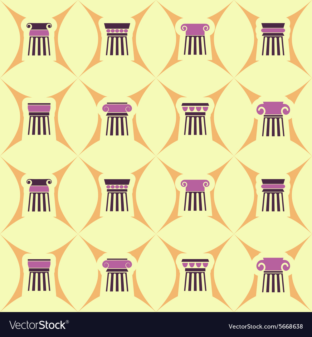 Seamless background with ancient columns