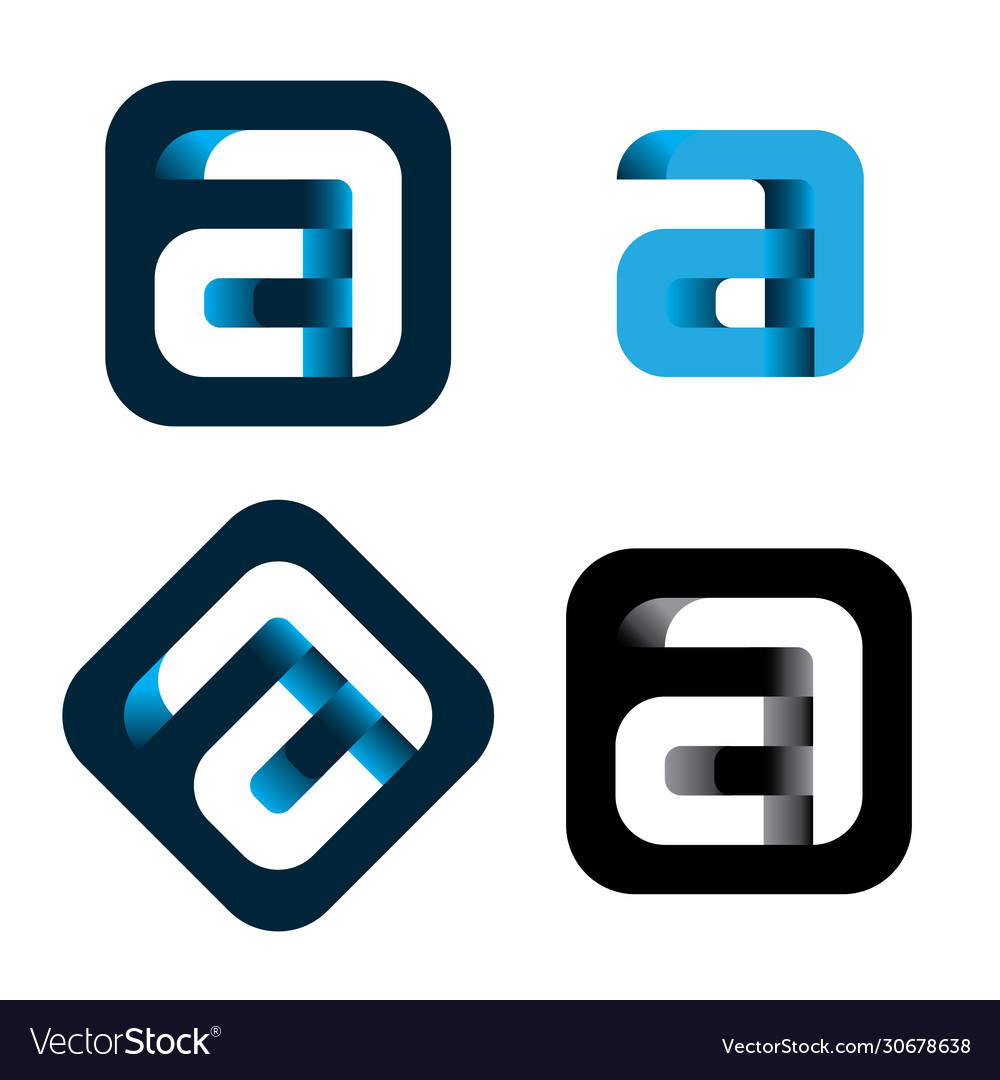 Symbol with addition a and c vector image Symbol with addition a and c