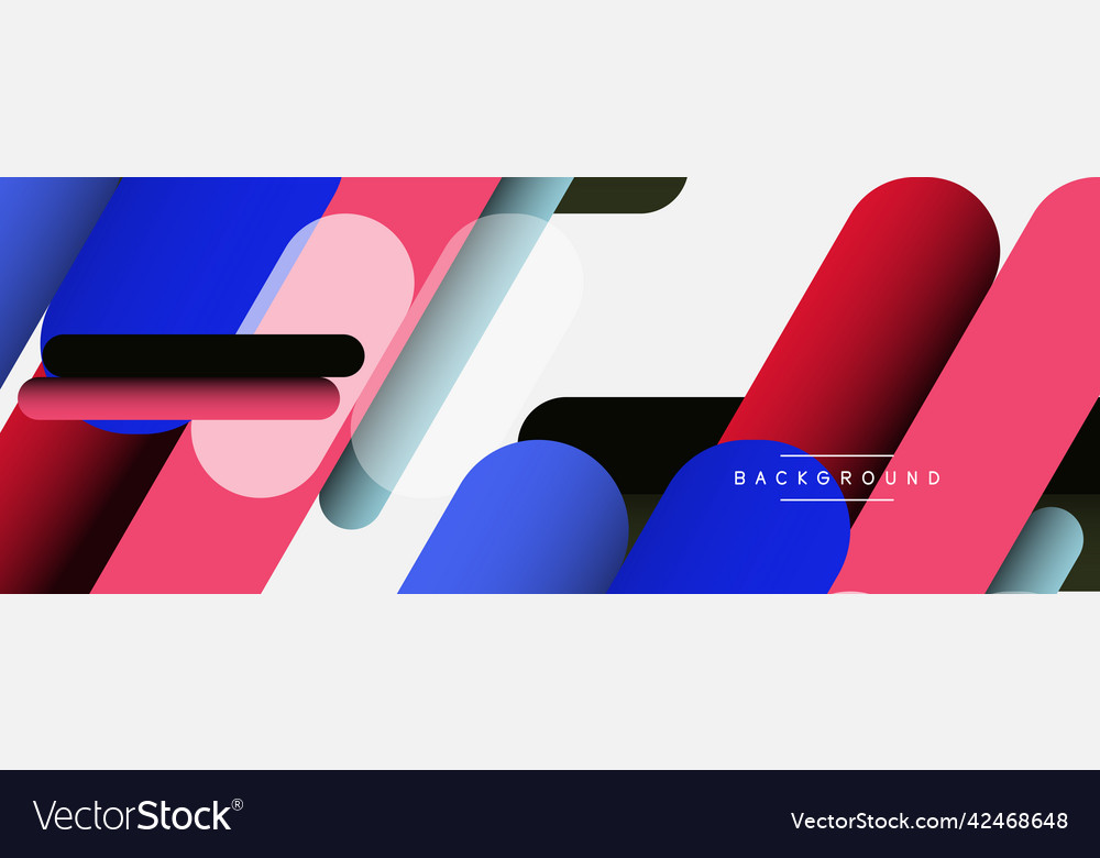 Abstract background round shapes lines vector image Abstract background round shapes lines