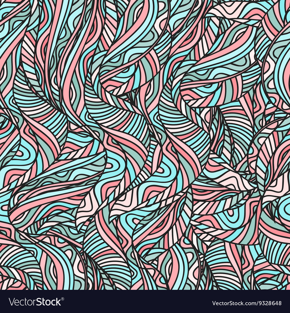 Abstract of wavy lines background seamless pattern