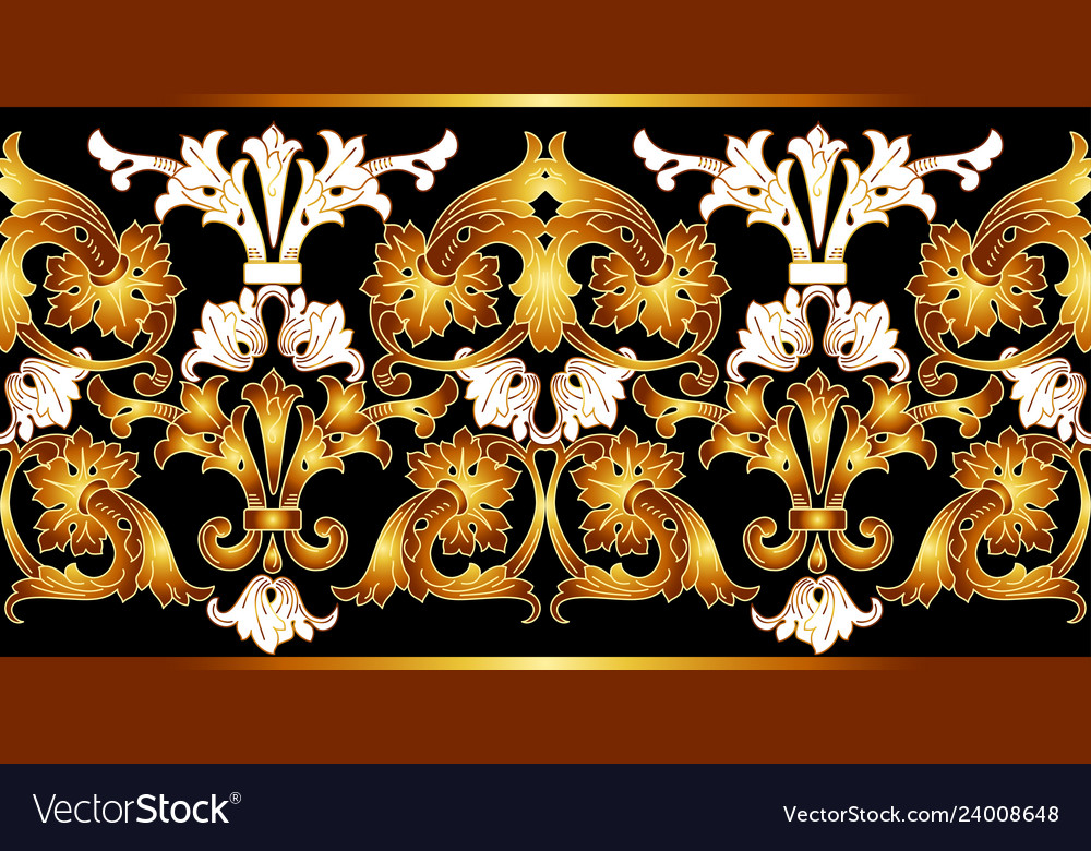 Border with golden elements