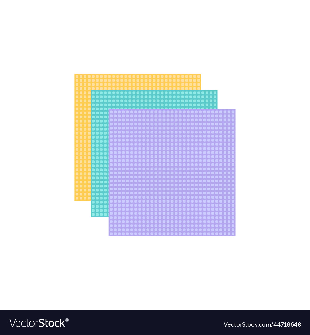 Bunte Reinigungstücher