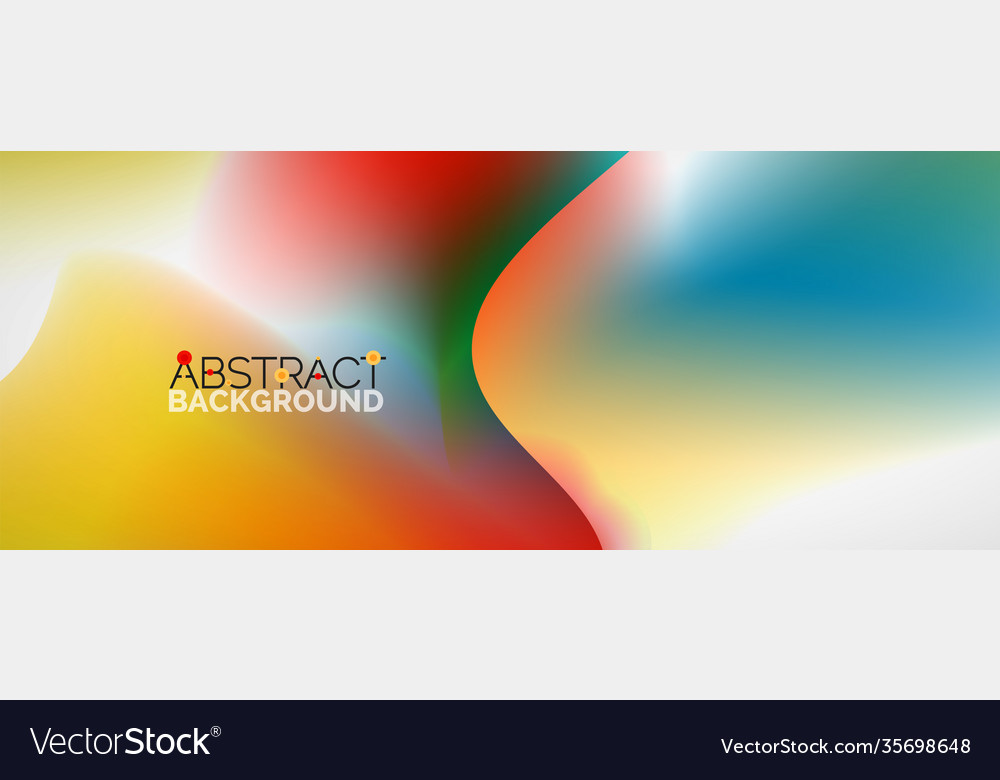 Fluid color gradient abstract background trendy Vector Image Fluid color gradient abstract background trendy