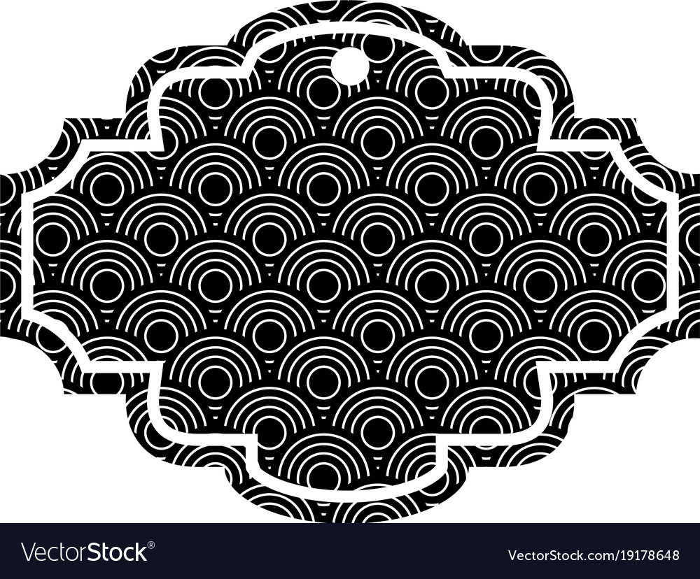 Label rounded lines pattern image