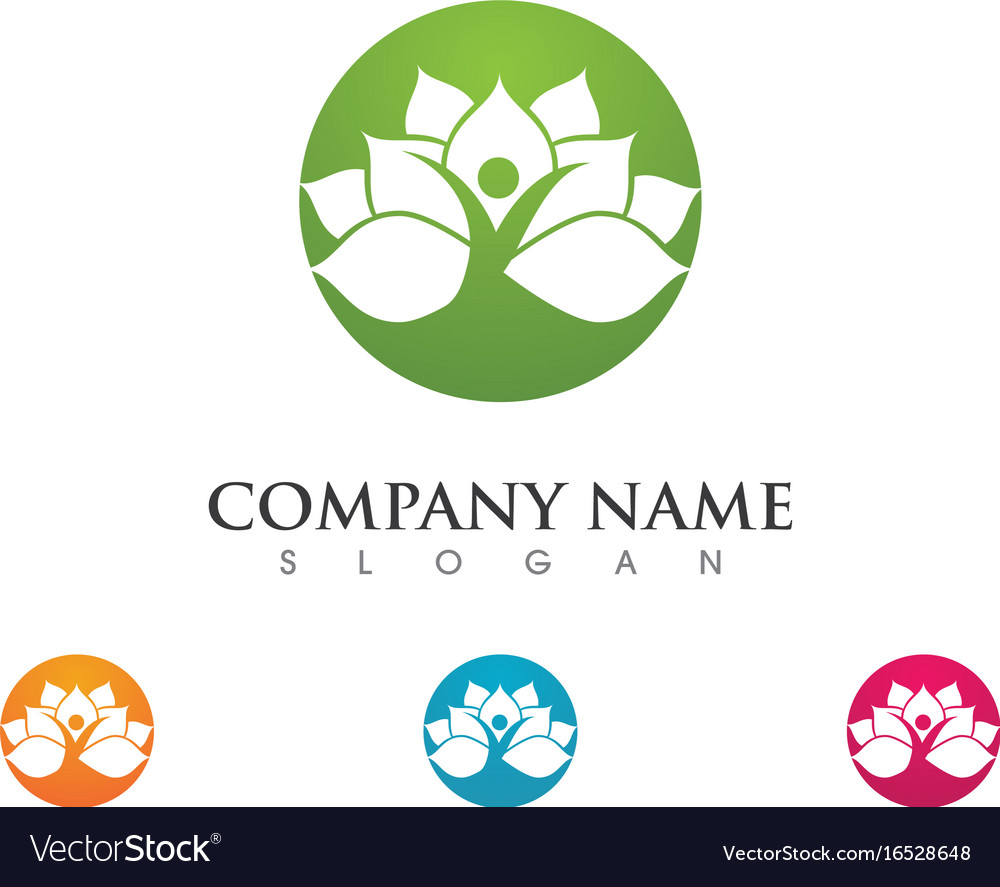 Lotus Flower Logo Template