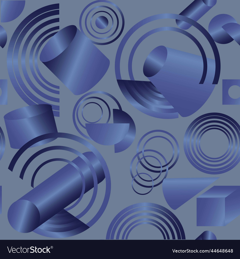 Seamless pattern with different colored geometric vector image Seamless pattern with different colored geometric
