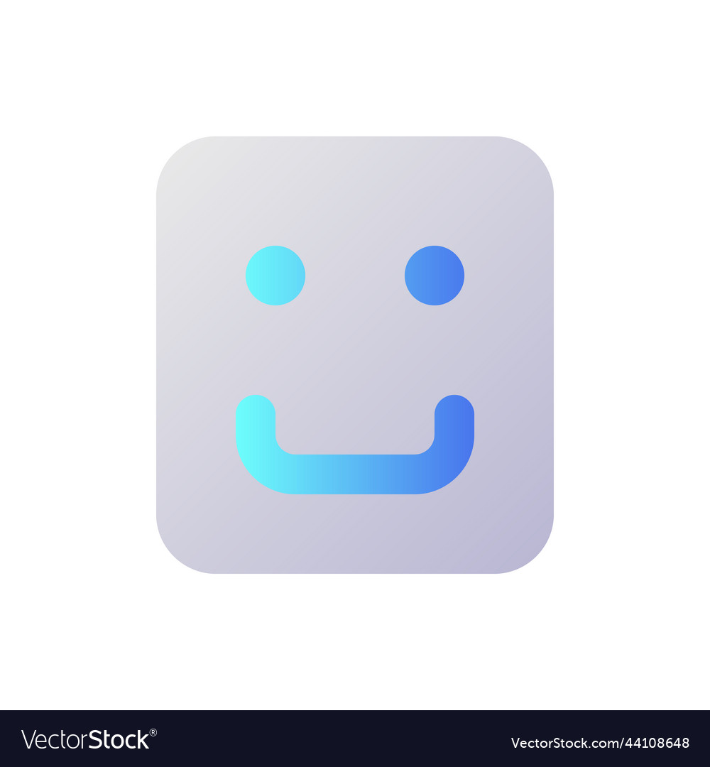 Sticker pixel perfect flat gradient two-color ui