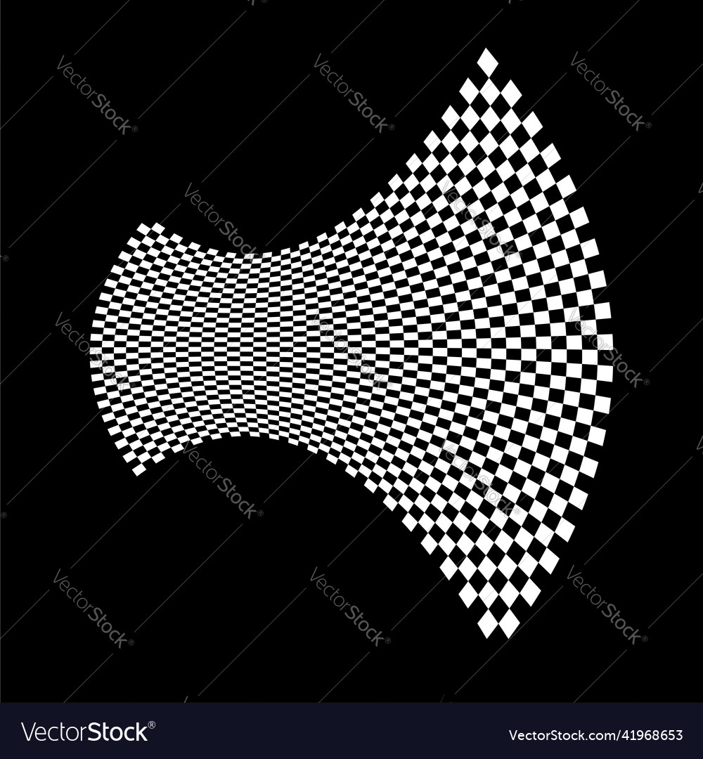 Checkered squared pattern element race racing vector image Checkered squared pattern element race racing