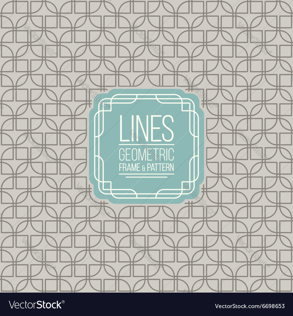 Geometrische Linienmuster
