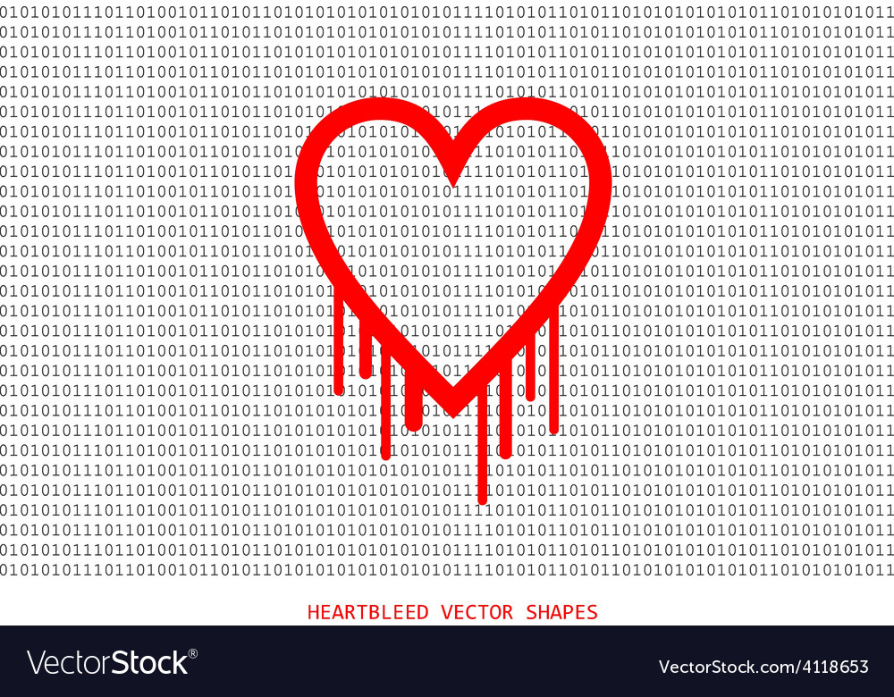 Heartbleed openssl bug shape bleeding heart