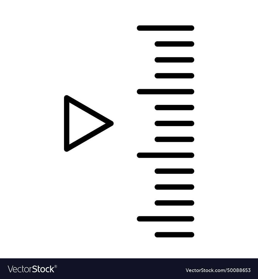 Measurement key performance indicator icon Vector Image Measurement key performance indicator icon