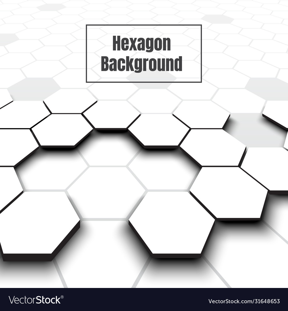 Pattern hexagon background abstract