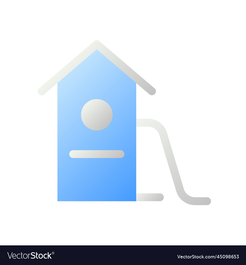 Playground location flat gradient two-color ui vector image Playground location flat gradient two-color ui