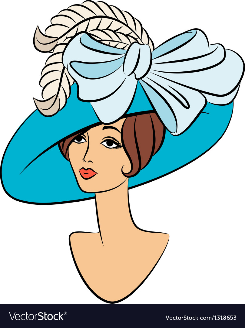 Retro Fashion Model Portrait
