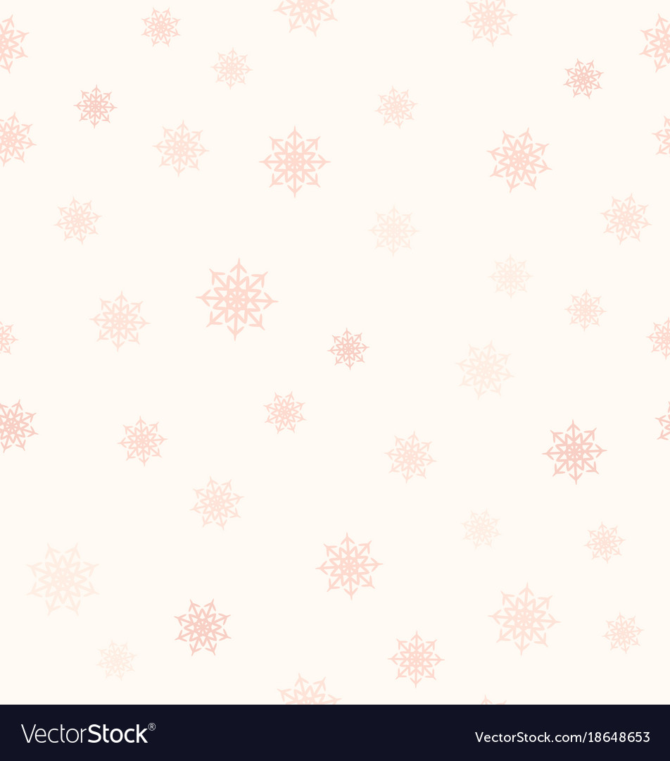 Rose snowflake pattern seamless background