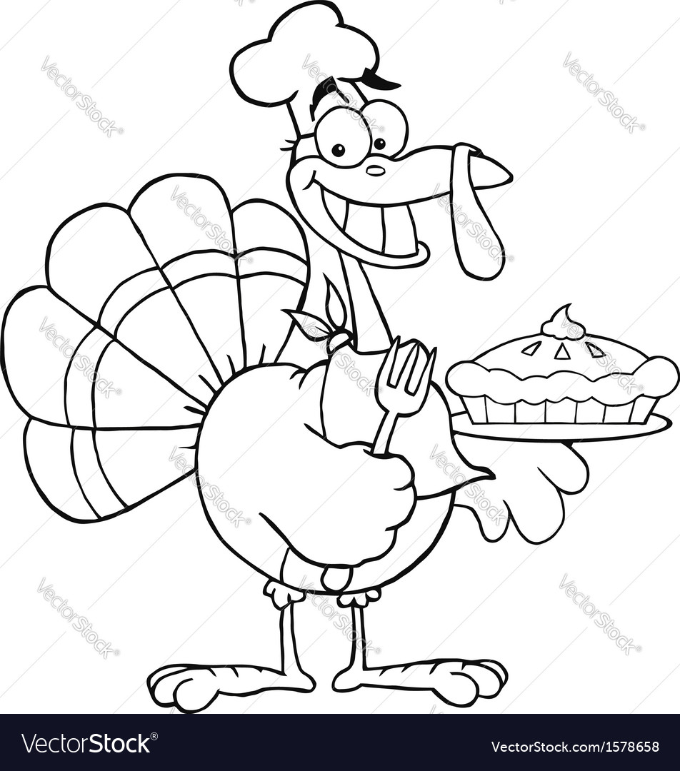 Cartoon turkey