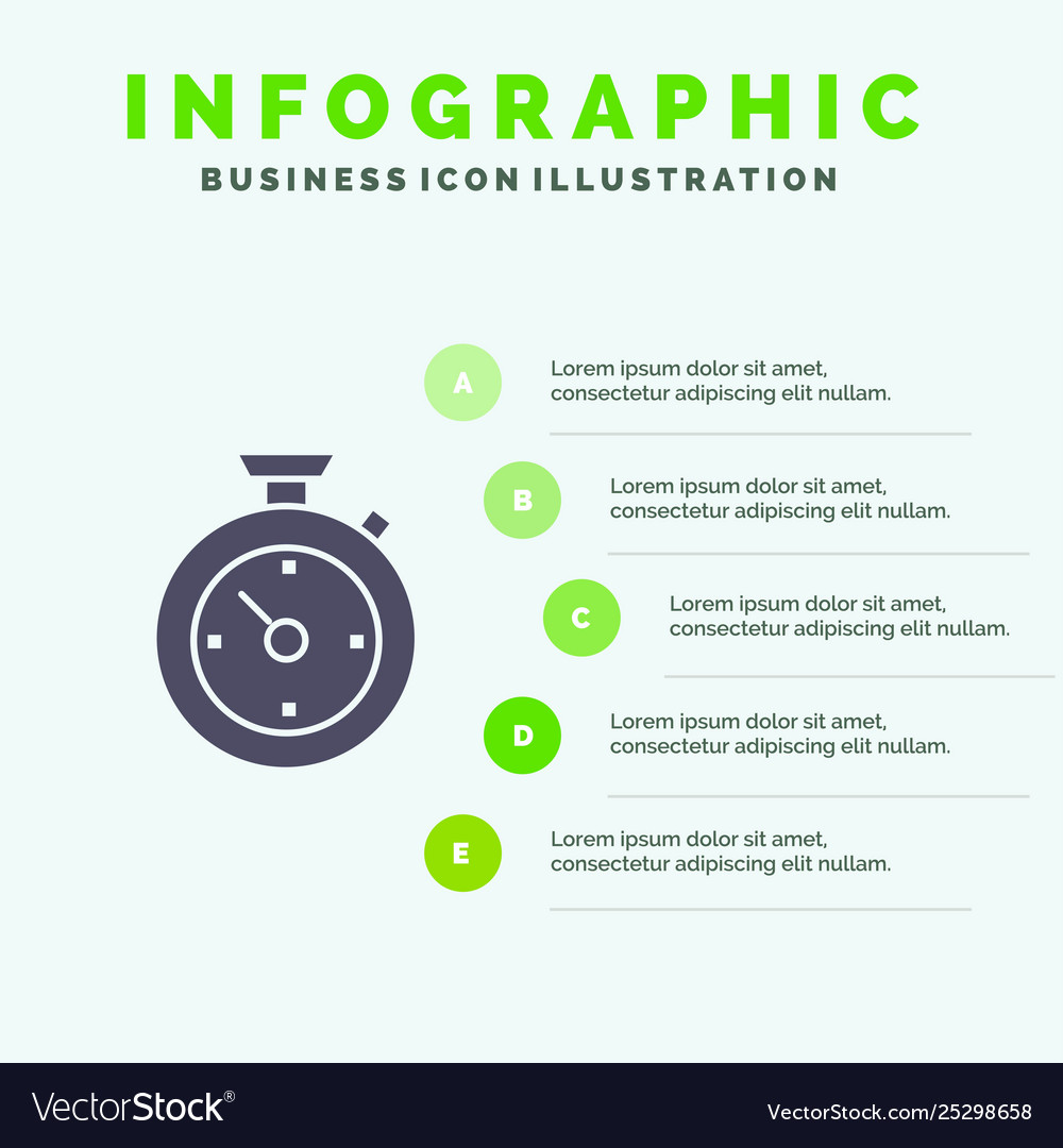 Compass timer time hotel infographics