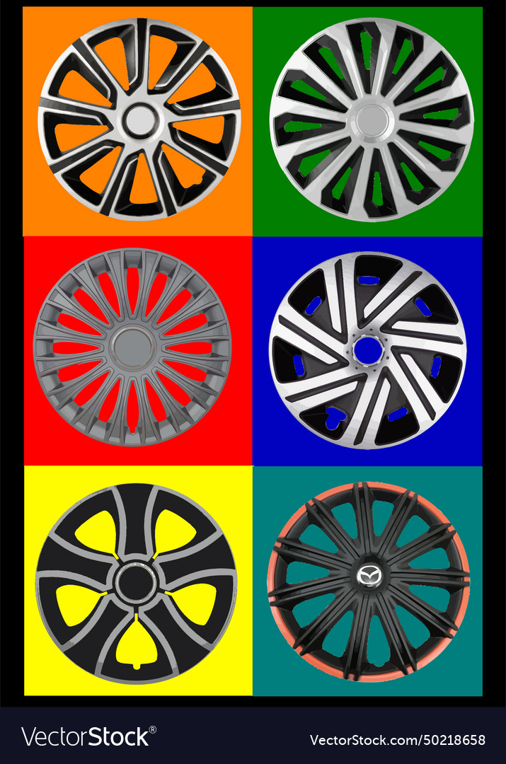 Decorative car wheel covers plate