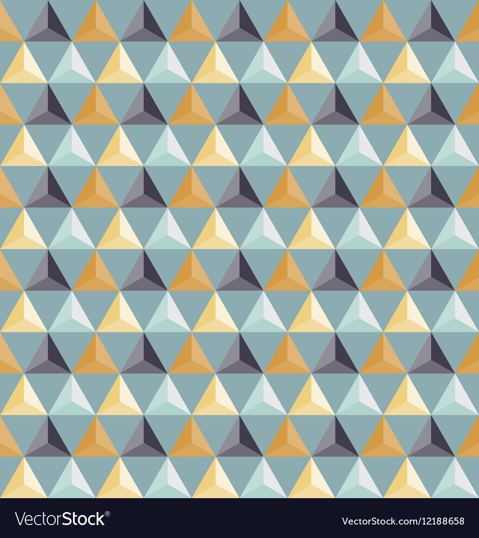 Seamless geometric triangle grid pattern