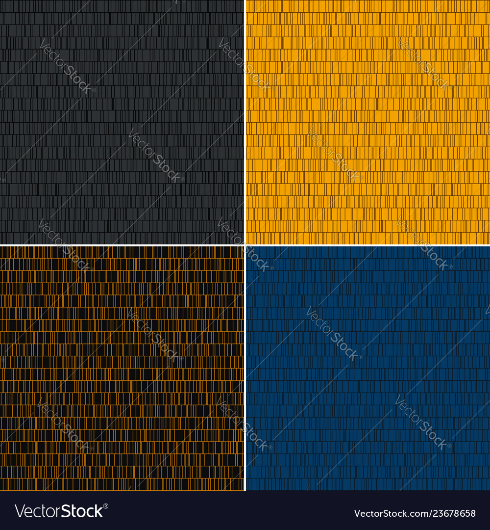 Set of geometric abstract seamless patterns