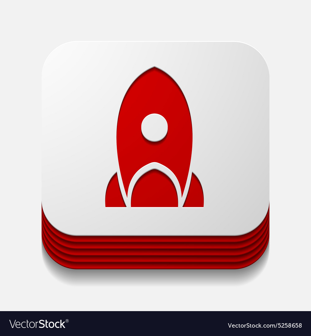 Square button rocket