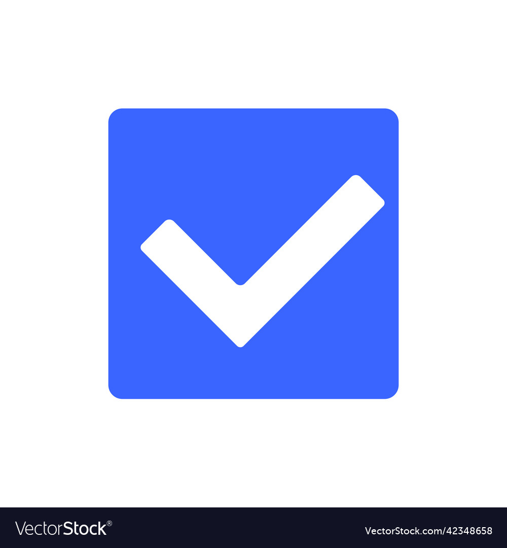Square checkbox or success and authentication