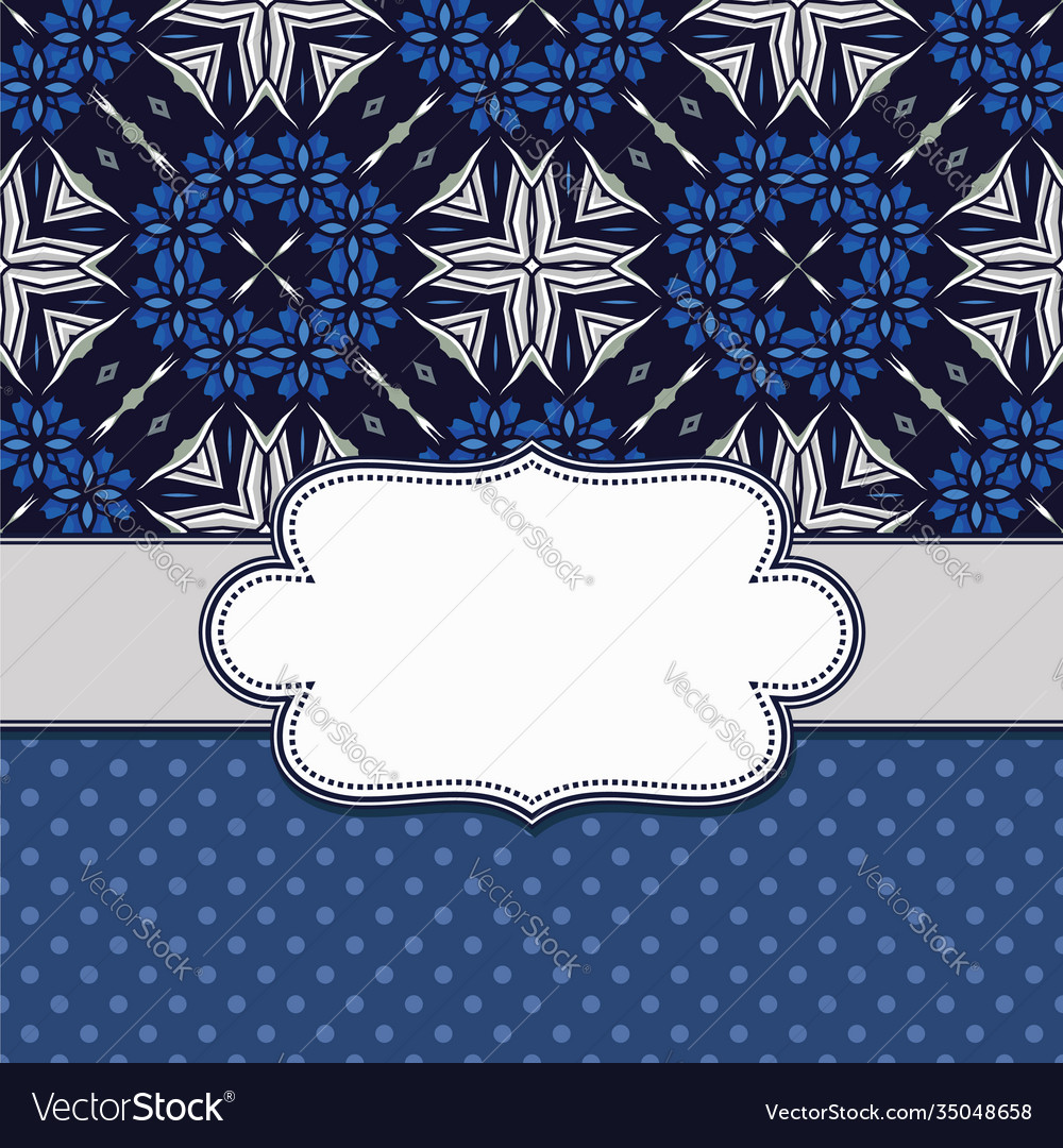 Vintage abstrakte Blumenrahmen mit Textplatz vector image Vintage abstrakte Blumenrahmen mit Textplatz
