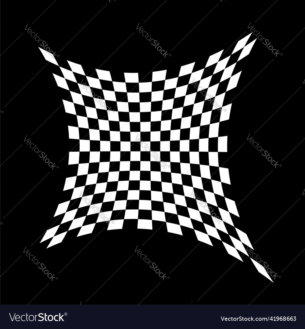 Checkered squared pattern element race racing vector image Checkered squared pattern element race racing