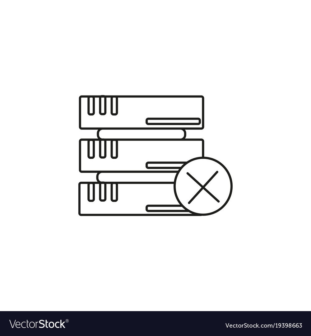 Database error icon