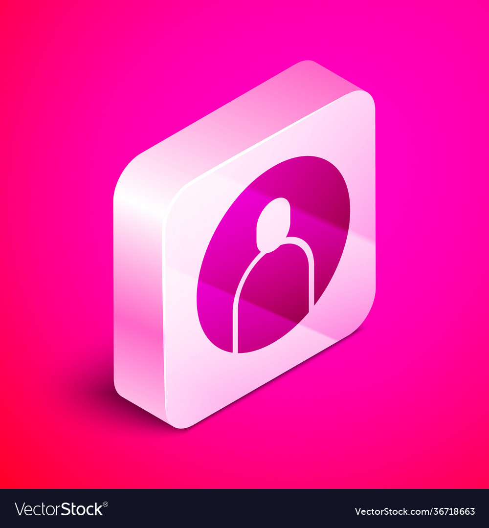 Isometric create account screen icon isolated