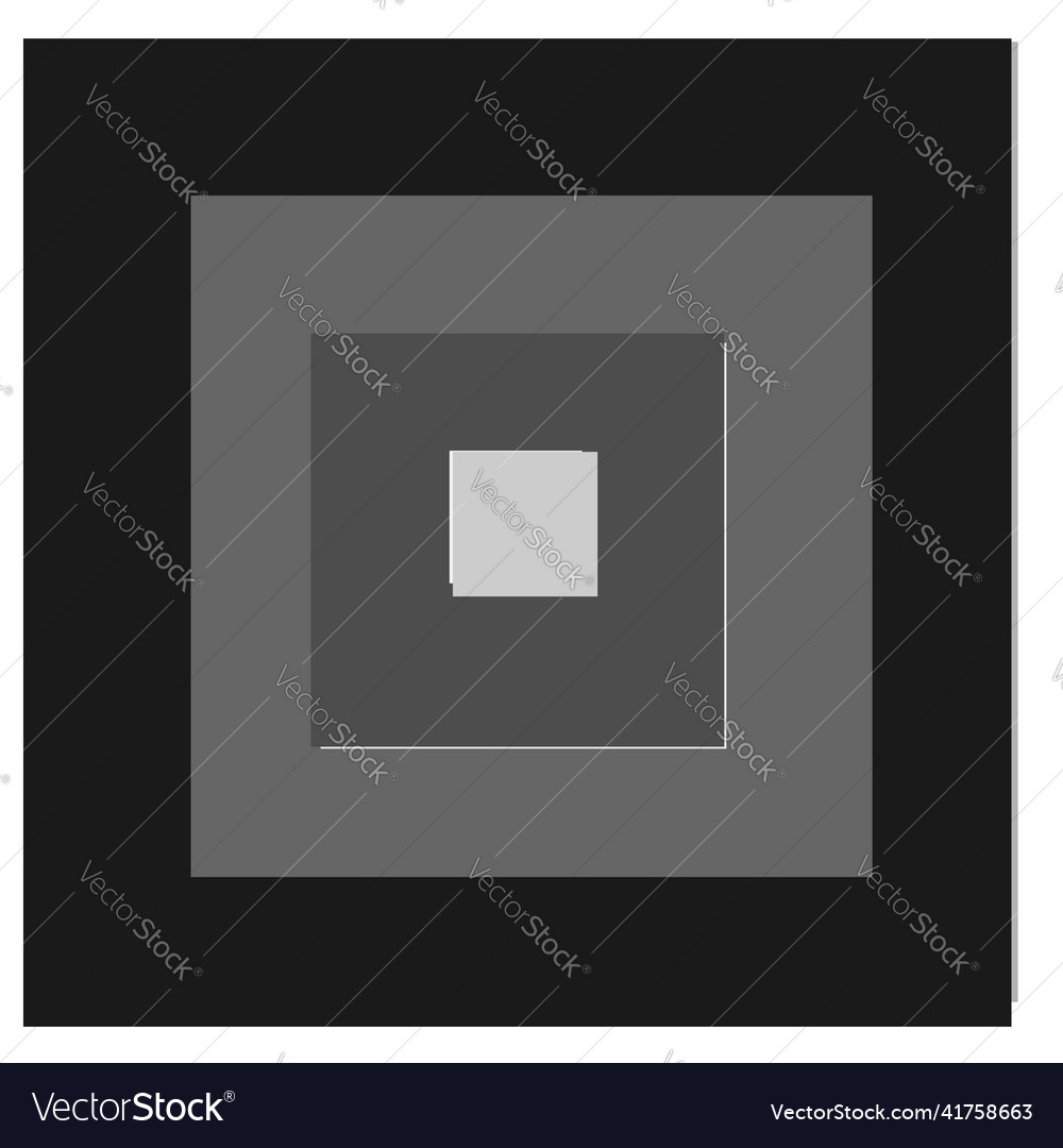 Overlapping random squares abstract grayscale