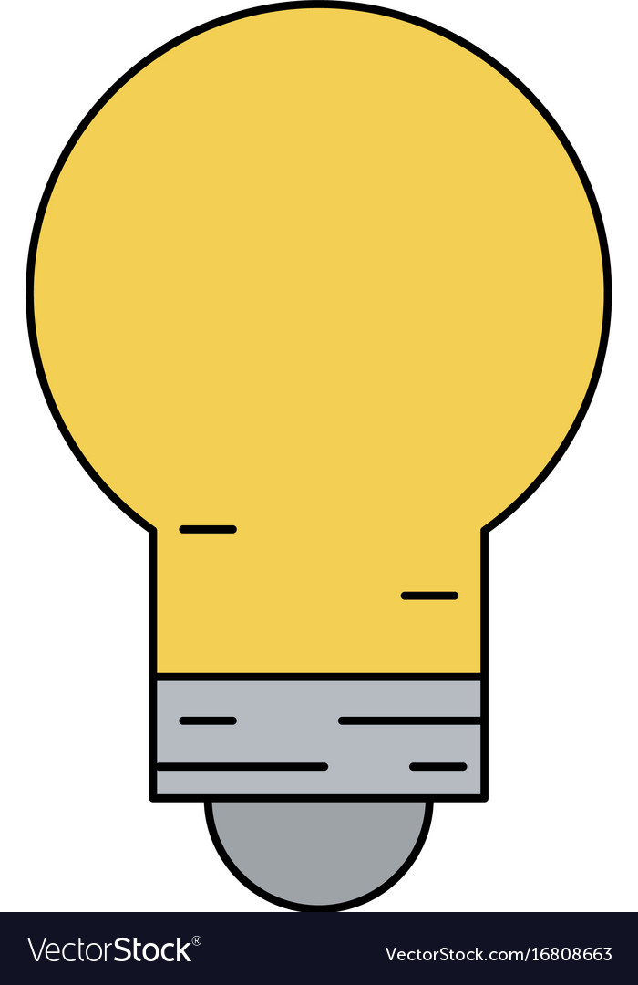 Regular lightbulb icon image