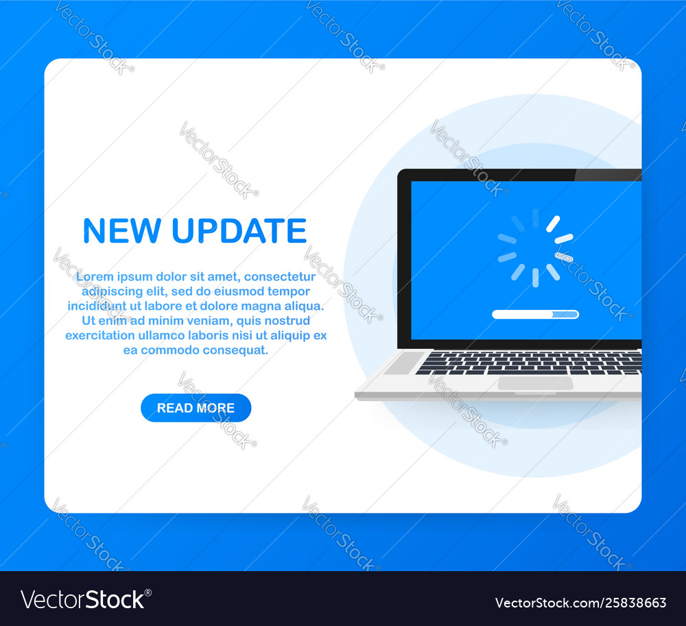 Systemsoftware aktualisieren Daten oder synchronisieren vector image Systemsoftware aktualisieren Daten oder synchronisieren